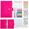 Explosiones Transfronterizas Macaron Cuaderno de Hojas Sueltas A6 Pequeño Fresco Estuche Desmontable Diario Libro de Mano Logotipo Personalizado