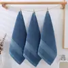 Algodón 32 hilos toalla cuadrada toalla toalla de cara fábrica venta al por mayor suave absorbente empresa logo de empresa bordado toalla pequeña