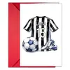Novo Conjunto de Cartão de Cumprimentos e Envelope com Tema de Futebol Evento Exclusivo para Fãs Amazon Temu Cartão de Celebração