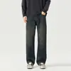 Ropa para Hombre Maple House / Otoño/Invierno 2026 Nuevos Jeans Rectos Sueltos Estilo Americano Vaqueros Retro Pantalones Largos de Calle para Hombre