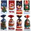 2025 Nova Sacola de Doces de Natal Sacola de Presente do Papai Noel Festa de Feriado Presente Saco Opp Plano para Biscoitos