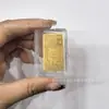 Adesivo de Celular Personalizado em Ouro 999 Puro com Folha de Ouro de 2mg, Lembrança Trazedora de Riqueza, Presente Corporativo, Design de Logo Personalizado