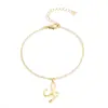 26 Alfabeto Inglés cursiva nombre palabra Pulsera Pulsera de Letras del Alfabeto