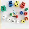 Espuma EVA molida esquinas redondeadas dados juego de trucos para adultos dados juego de colores entretenimiento dados de espuma