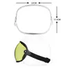 Óculos à Prova de Vento com Lentes Bolha, Óculos de Sol Transparentes Meio Capacete, Óculos à Prova de Vento, 4 Capacetes, Capacete Bobo Retro Universal 3