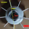 YZR180/160/200/225/250/280 Motor Pás de Ventilador Plástico Alumínio Pás de Ventilador Núcleo de Ferro Ventilador Sândalo Roxo