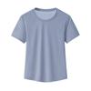 Transfronteiriço Europa e Estados Unidos emagrecimento da cintura esportivo manga curta top feminino lazer respirável fitness top roupa de ioga para corrida ao ar livre