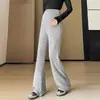 Pantalones de lunares micro acampanados para mujeres embarazadas, no constrictivos en el vientre, pantalones largos para temporada de primavera/otoño, ropa exterior, nuevo estilo 2026, pantalones de yoga con soporte para el vientre, ropa de otoño