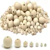 En Stock Venta al por Mayor Cuentas de Madera 6-40 mm Cuentas Hechas a Mano Madera Natural Cuentas Sueltas Madera de Loto Cuentas Redondas DIY Accesorios para Joyería de Madera de Loto
