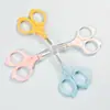 Venta al por mayor de fábrica Tijeras para Bebé de Acero Inoxidable Reparación de Uñas Casera Tijeras para Uñas de Bebé para Cortar Uñas Tijeras Pequeñas Antiaplastamiento