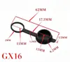 Tapa a prueba de polvo M12GX16GX20 enchufe de aviación conector de enchufe tapa anti-fugas tapa impermeable accesorios