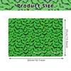 Papel de Seda Halloween WX-Verde e Preto 17g Papel de Embrulho à Prova de Umidade para Doces de Presente Papel de Seda Decorativo de Morcego