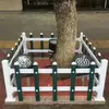 Cerca de gramado em PVC em estoque atacado Cerca de isolamento de Cinturão Verde de Parque Vasos de flores para jardinagem comunitária Cerca de PVC