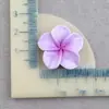 Accesorios Brillantes de Resina de Plumeria Frescos y Dulces Lindos Accesorios para el Cabello DIY Pasador de Flor Cuerda para el Cabello Accesorios de Flor de Cinco Pétalos