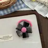Estilo Coreano Nuevo Vintage Cuadros Lazo Pin de Pato Pasador para el Cabello Infantil Diadema de Tela Cuadros para Niñas Accesorios para el Cabello