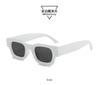 Gafas de Sol con Montura Cuadrada Pequeña Estilo Retro Nuevo Transfronterizo Hip-Hop Europeo y Americano Gafas de Sol con Protección Solar para Fotografía Callejera