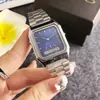 Relógio Versátil Elegante Pequeno Quadrado Exquisito Moda Quadrada Relógio Feminino Relógio Tendência Clássico Negócios Relógio Masculino
