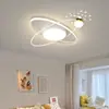 Lámpara de Techo para Sala de Estar Moderna Simple Atmosférica Nórdica Luz Lujo Proyección de Estrellas Lámpara de Dormitorio Lámparas Zhongshan Paquete Completo para Casa