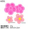 Molde Girasol Margarita Flor de Durazno DIY Flor Sakura Difusor Yeso Chocolate Pastel Adorno Molde de Silicona
