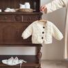 Roupas de Bebê Outono e Inverno Conjunto para Menina Bebê Acolchoado Espesso Quente Novo Bebê de Um Ano Conjunto de Três Peças de Inverno