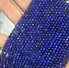 Piedra Turmalina, Granate, Ágata, Piedra Lunar, Lapislázuli, Cristal Cuentas Facetadas de 3 mm, Cuentas Sueltas para Manualidades