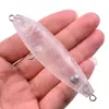 Comércio exterior quente atacado corpo transparente 9cm/11.18G isca de pesca em água doce e salgada isca dura isca artificial