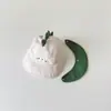 Sombrero Infantil Qiunan Otoño e Invierno Moda Ins Dibujos Animados Versátil Cortavientos Cálido Sombrero de Pescador Sombrero de Pescador para Bebé Venta al por Mayor