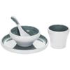 Conjunto de Quatro Peças para Mesa de Restaurante de Hotel Comercial Nórdico Criativo de Plástico para Prato de Restaurante Hot Pot Louça de Melamina