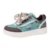 Nuevos Zapatos Casuales Color Cielo, Lindos Zapatos de Suela Gruesa para Mujer, Correas con Lazo, Tenis Bajos de Otoño, Cómodos Zapatos Estudiantiles con Tema de Oso