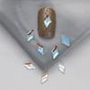 Wengenie mismo estilo Aurora Hielo transparente plano forma especial joya para uñas de diamante Red de diamantes popular punta del dedo Diamante mezclado venta al por mayor