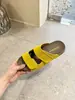 Pantuflas de Moda con Suela Gruesa Estilo Birkenstock para Mujer, Nuevas Sandalias de Playa Casuales con Suela Suave Retro Verano 2026 para Mujer