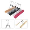 Perchas Lisas de Madera Maciza para Vestidos Hanfu, Pinzas para Pantalones de Tienda de Ropa Infantil, Perchas Antiarrugas, Pinzas de Madera Maciza para Pelucas
