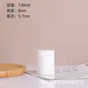 Frasco de creme com tampa de rosca à prova de crianças transfronteiriço, compacto e portátil, frasco dispensador selado, disponível em vários tamanhos, frasco de cápsulas à prova de umidade