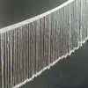 Tubo Colgante de Encaje de Cristal con Cuentas de Alta Resistencia de 15 cm Cubo Largo Accesorios para Vestidos de Novia Ropa Accesorios de Bricolaje