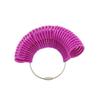 Varilla medidora de anillos de plástico HKUS 1-33, herramienta de detección de tamaño de dedo con código Harbour para anillos de medición de anillos Harbour