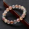 Pulsera de Cuentas de Cristal de Color Natural para el Cabello, Cuentas Sueltas de Cristal de Conejo de Color, Pulsera de Joyería con Múltiples Tesoros, Fabricante Mayorista