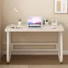 Escritorio de computadora para oficina en casa y estudio, escritorio de dormitorio, banco de trabajo rectangular simple y moderno para estudiantes, escritorio de escritura práctico