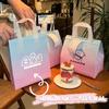 Bolsa Aislante Desechable de Papel Aluminio para Empaque para Llevar, Especial para Pastel de Té con Leche, Bolsa de Mano No Tejida para Helado, Personalización Comercial