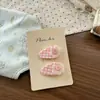 Nuevo Clip para el Cabello de Niña con Lazo de Perla Texturizada, Pinza Lateral de Tela, Pinza para el Flequillo, Accesorio Versátil para el Cabello de Niñas