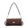 Moda Estilo Coreano Bolsa Quadrada Pequena de Ombro Cruzado de Mão Corrente Retro Tendência Bolsa Almofada Cor Sólida Elegante Pequena Bolsa para o Dia a Dia