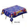Toalha de Mesa Nova de Desenho Animado Transfronteiriça Decoração de Festa de Aniversário Infantil Toalha de Mesa Retangular Descartável Material Perolado Não Lavável