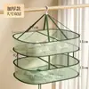 Cesta de Rede para Secar Mini Beauty Blender para Uso Doméstico, Varal à Prova de Vento para Meias, Suporte de Armazenamento, Atacado da Fábrica de Redes de Secagem