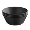 Venta Caliente Amazon Tazón para Ensaladas de Paja de Trigo con Patrón Vertical 17cm Gran Capacidad Tazón Redondo Tazón Doméstico para Arroz y Sopa Tazón para Fideos Instantáneos