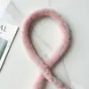 Accesorios Personalizados para Qipao, Chaqueta de Plumas, Adorno, Encaje para Traje Tang, Adorno de Piel de Visón Blanco, Cuello de Piel, Adorno Largo de Piel en Tira