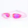 Nuevas Gafas de Natación Unisex HD Antivaho Marco Grande Galvanizado Ajuste Cómodo Profesional Anti-fugas de Agua