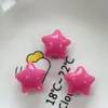 Cor de Doce Brilhante Fofo Estrela Gordinha Resina Estrela de Cinco Pontas Acessórios DIY Acessórios de Cabelo Caseiros Materiais Artesanais