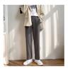 Pantalones casuales rectos simples de primavera y verano, pantalones de traje tipo mopa con caída, pantalones de traje holgados estilo coreano, pantalones casuales de pierna ancha