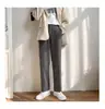 Pantalones de Pierna Recta Holgados y Fluidos hasta el Suelo de Primavera y Verano para Hombre, Pantalones Holgados Fluidos Estilo Coreano, Pantalones Casuales de Pierna Ancha