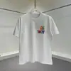 Transfronterizo 180G Alta Calidad Tendencia Camiseta de Manga Corta para Hombre Mujer Br