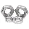Tuerca Hexagonal Fina Delgada de Acero Inoxidable 304, Tapa de Tornillo de Rosca Fina, Tuerca Plana, Tuerca Hexagonal, Tuerca Plana Fina Delgada